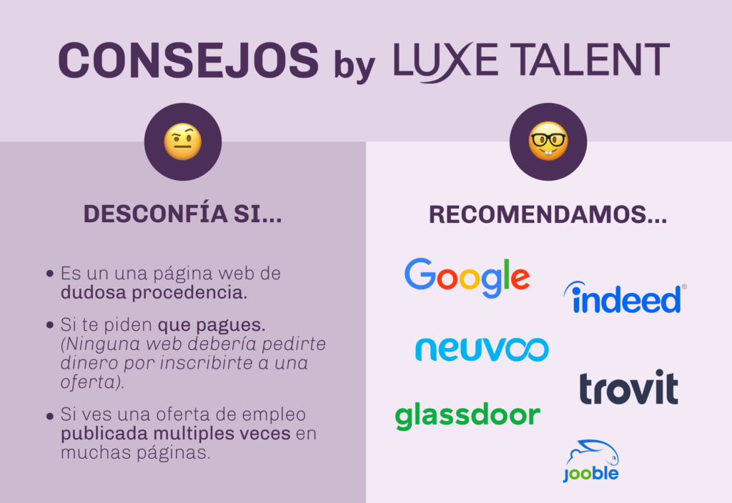 Infografía TIPS para buscar empleo con Agregadores